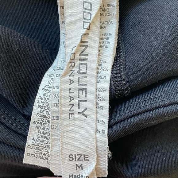 ✅ Lorna Jane Medium Yoga Leggings Mesh Panels Ankle Strap Cut Out - Picture 10 of 11